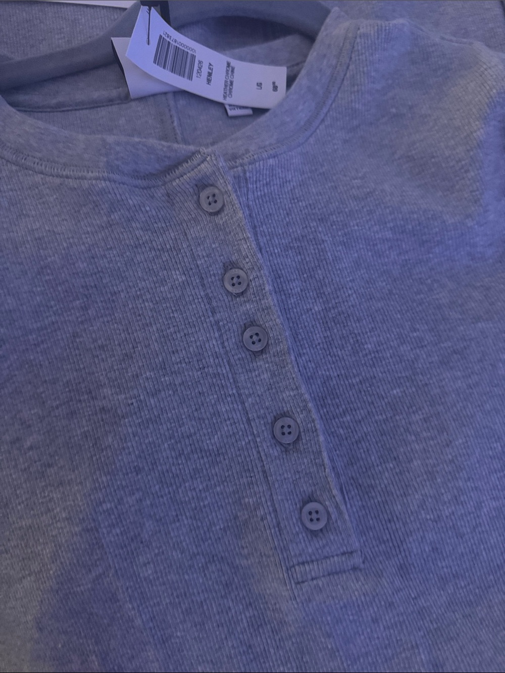 Aritzia Home Stretch Long Sleeve Henley Dress  large (NWT) - Picture 10 of 10